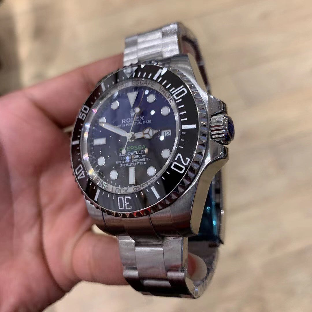 Rolex Deepsea – Blue-Green Lume 44mm Premium Replica Dive Watch