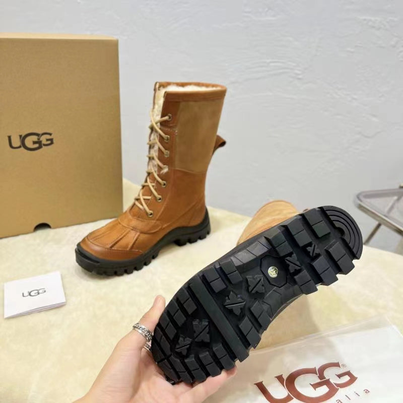 UGG 2024 Shearling Work Boots – 1:1 Replica, Trendy Winter Must-Have