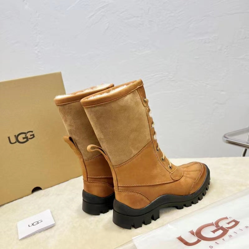 UGG 2024 Shearling Work Boots – 1:1 Replica, Trendy Winter Must-Have