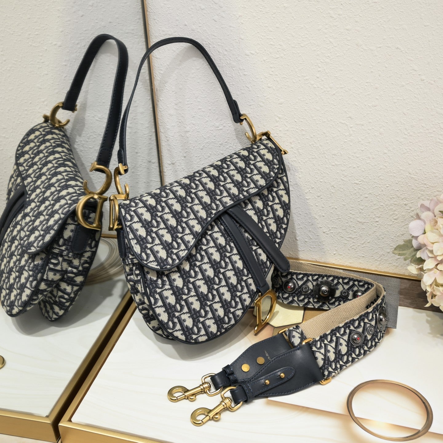 Dior Saddle Bag – Oblique Canvas  Top Market Version + Gift Box