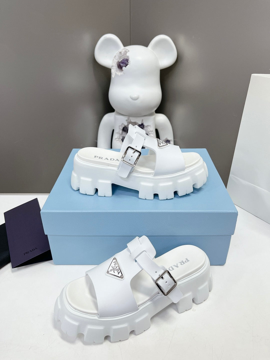 Prada 2023 Spring/Summer Chunky Rubber Sandals