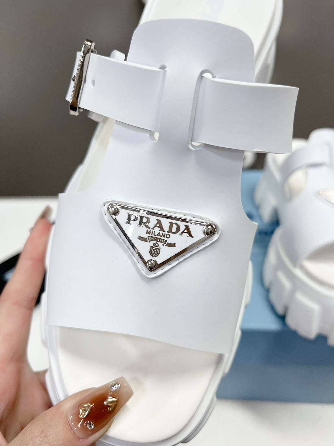 Prada 2023 Spring/Summer Chunky Rubber Sandals