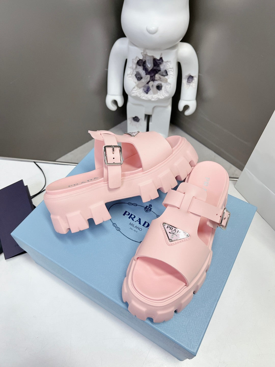 Prada 2023 Spring/Summer Chunky Rubber Sandals