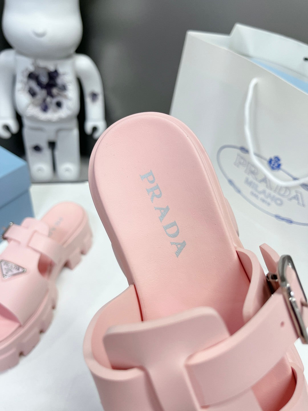 Prada 2023 Spring/Summer Chunky Rubber Sandals