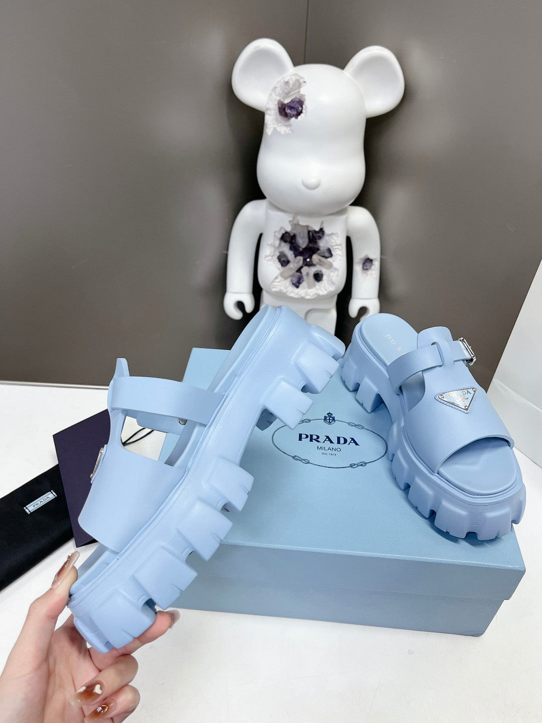 Prada 2023 Spring/Summer Chunky Rubber Sandals