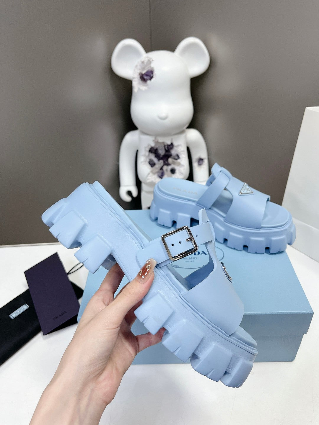 Prada 2023 Spring/Summer Chunky Rubber Sandals