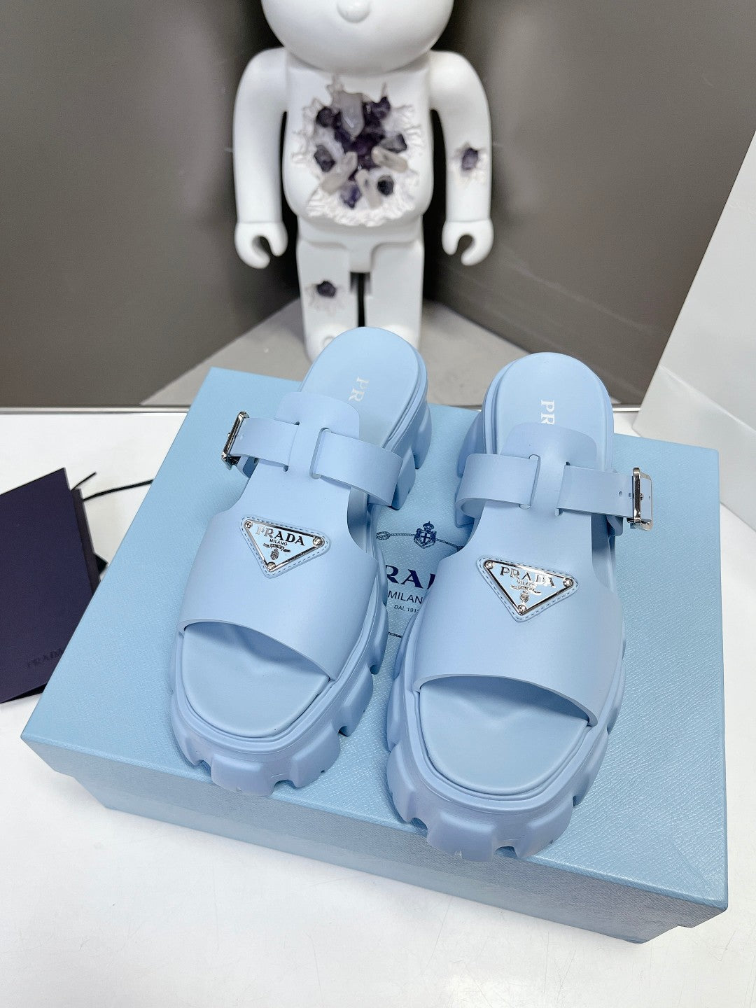 Prada 2023 Spring/Summer Chunky Rubber Sandals