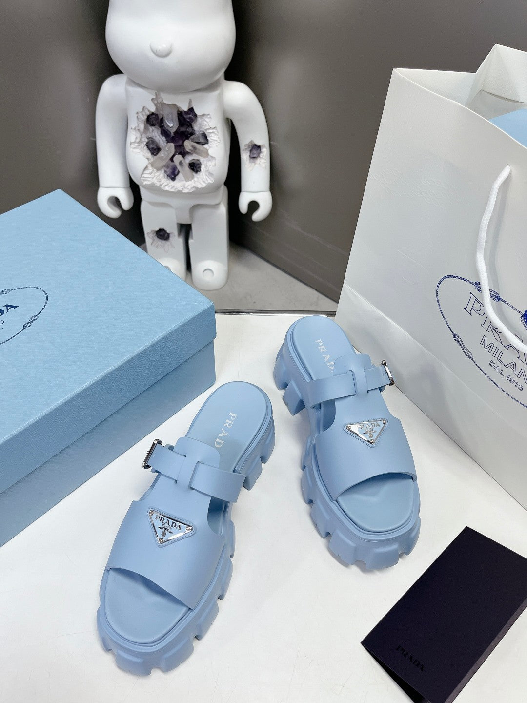 Prada 2023 Spring/Summer Chunky Rubber Sandals