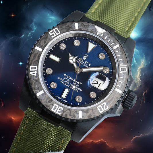 Submariner Parakeet – Custom Rolex-Style Watch (Unisex)
