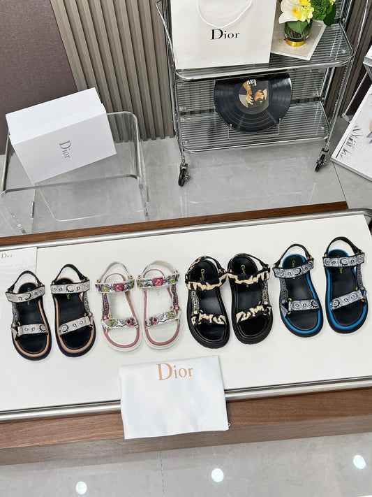 DIOR 2024 Spring/Summer Velcro Sandals – Iconic Design