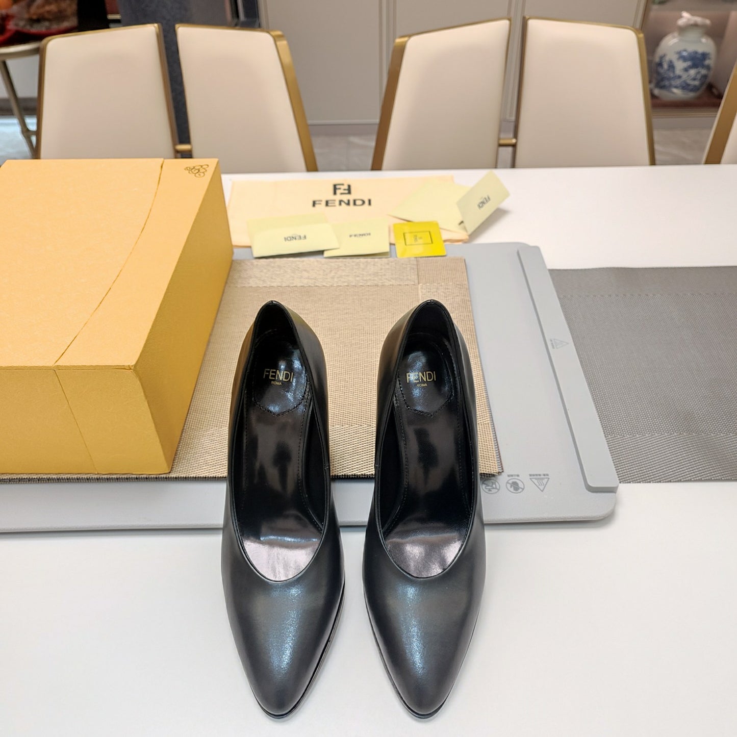 Fendi 2024 Wood-Grain Block Heel Collection – VIP Limited Edition