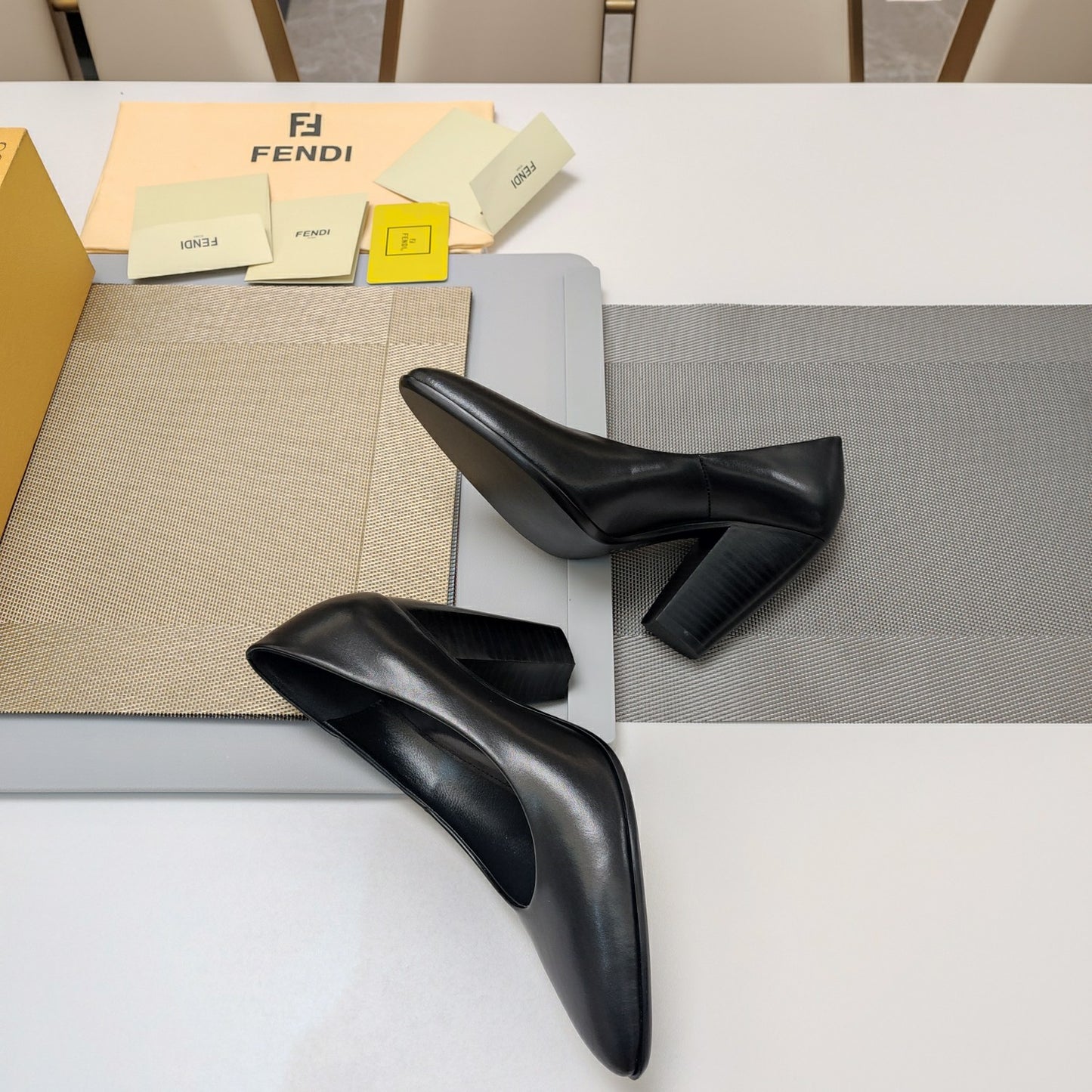 Fendi 2024 Wood-Grain Block Heel Collection – VIP Limited Edition