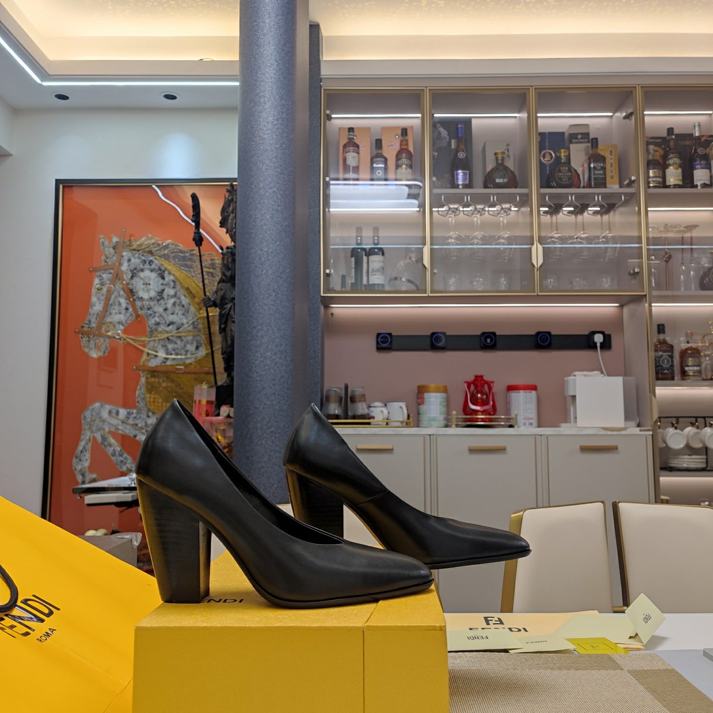 Fendi 2024 Wood-Grain Block Heel Collection – VIP Limited Edition
