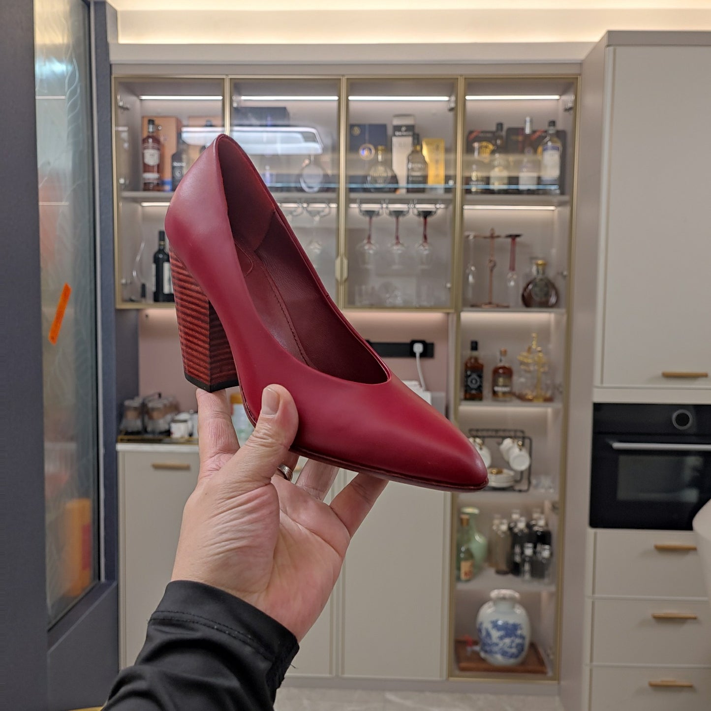 Fendi 2024 VIP Wood-Grain Block Heel – Limited Runway Edition