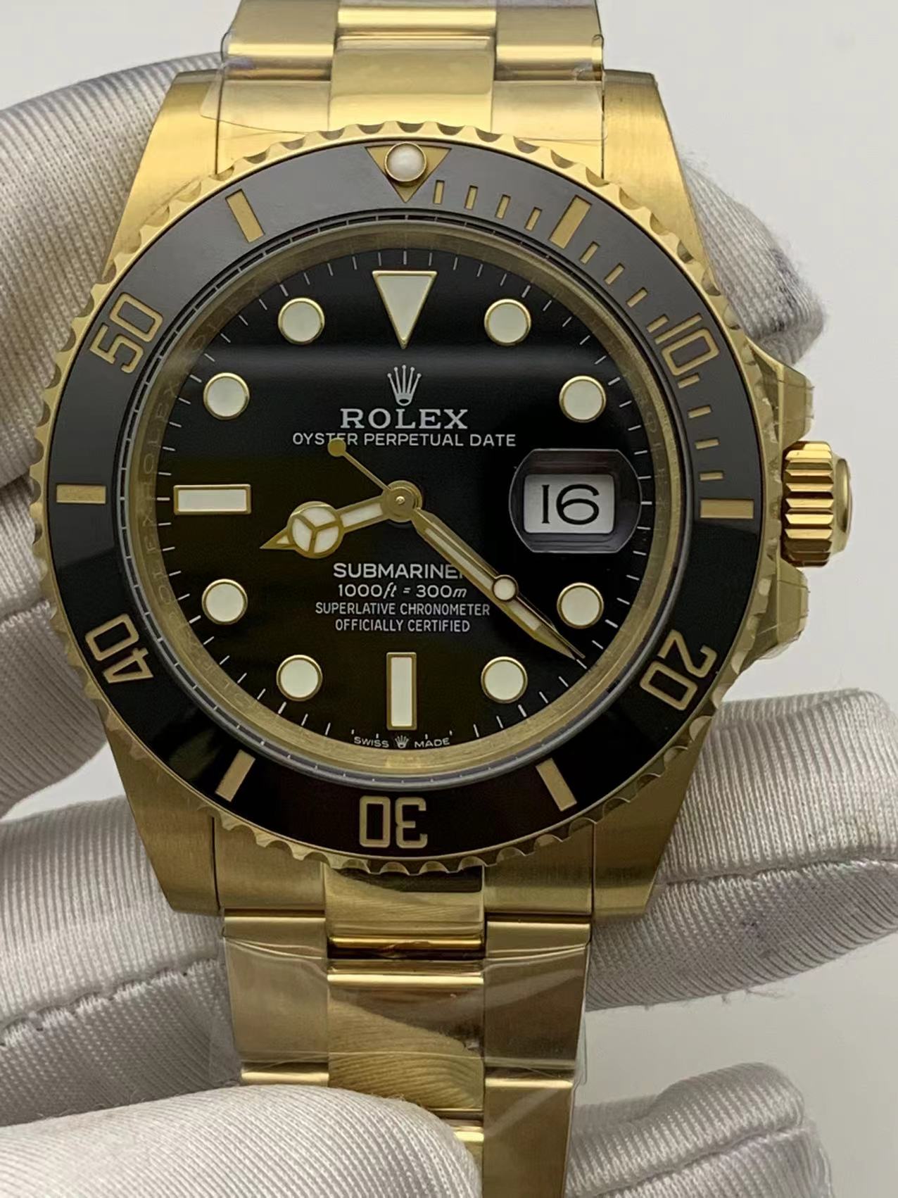 Submariner 41mm – Yellow Gold Style Watch