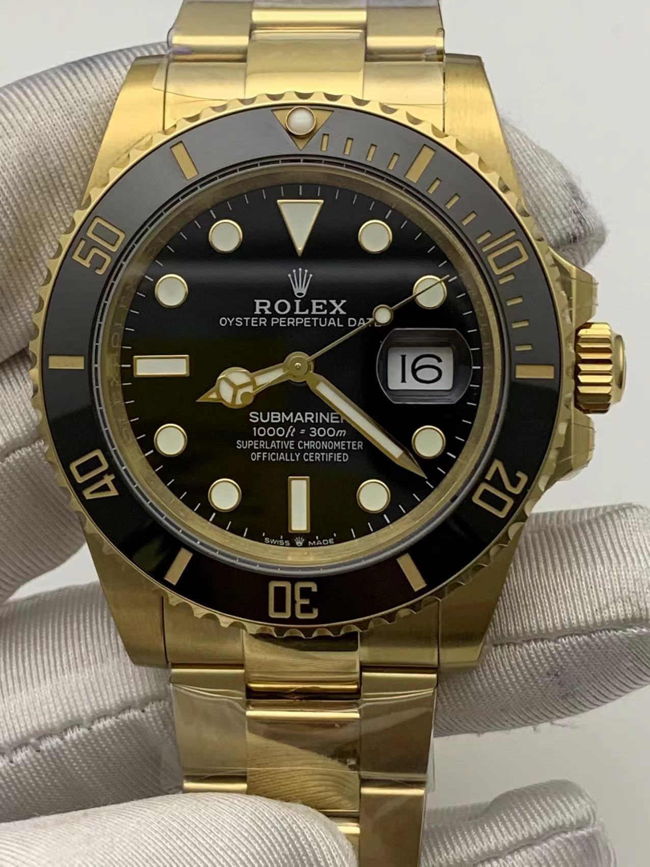 Submariner 41mm – Yellow Gold Style Watch