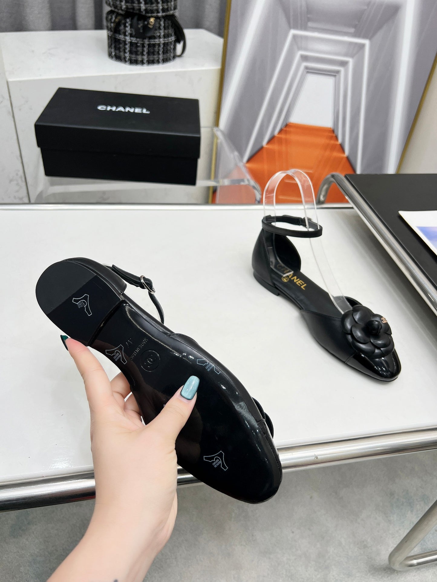 CHANEL Elegant Slide Sandals – Premium Sheepskin