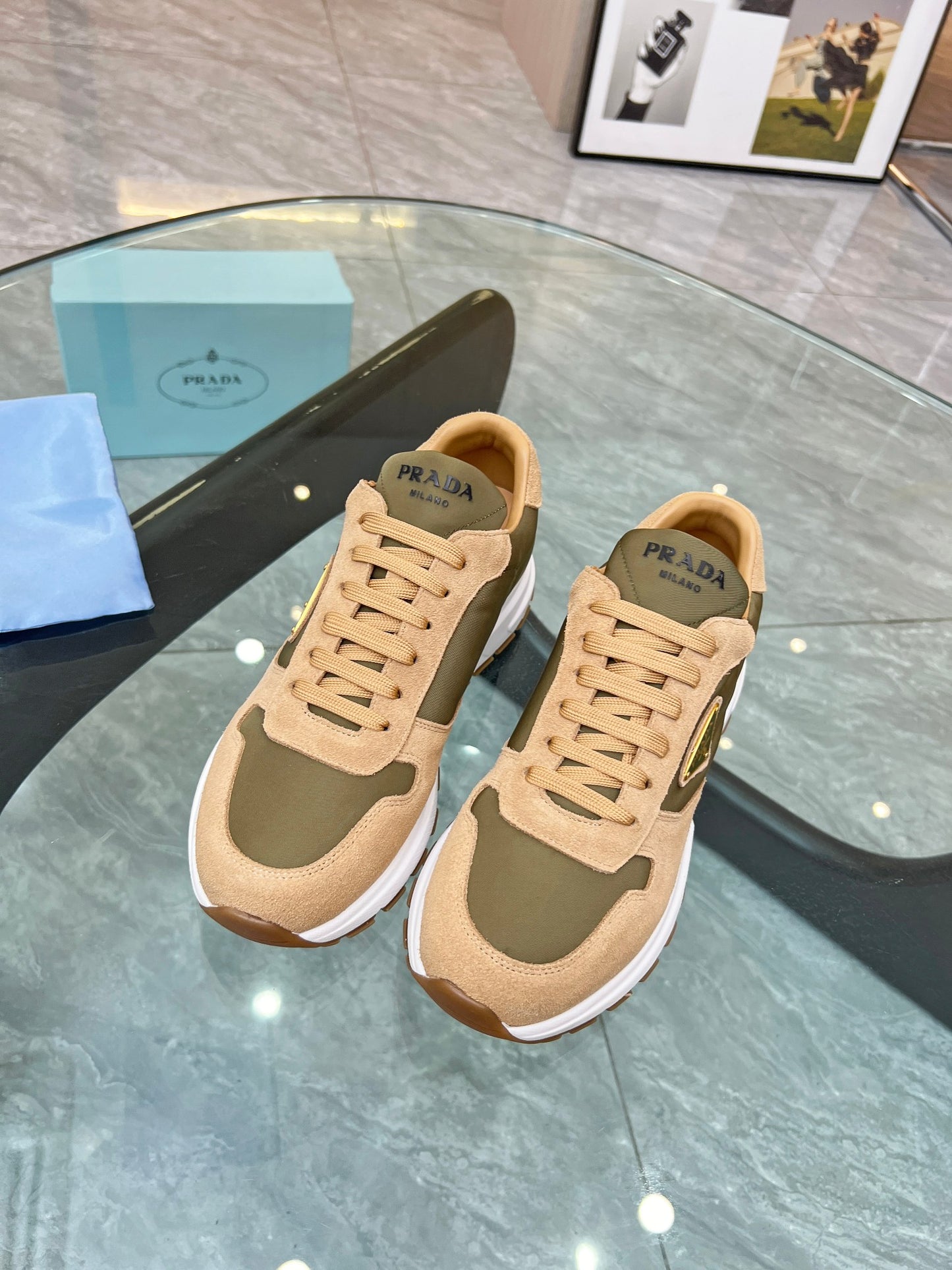 Prada 2024 Couple’s Sneaker Drop – 1:1 Replica, Waterproof & Luxe