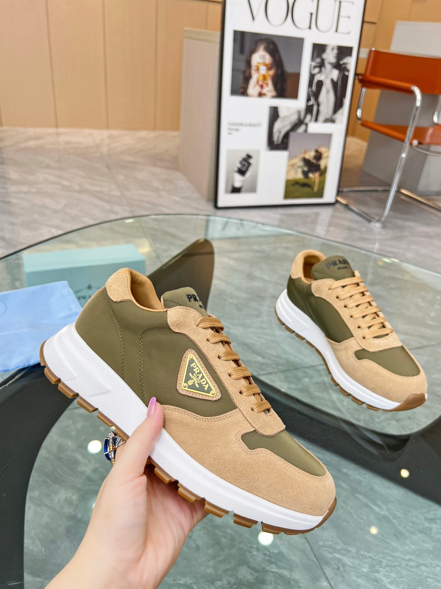 Prada 2024 Couple’s Sneaker Drop – 1:1 Replica, Waterproof & Luxe