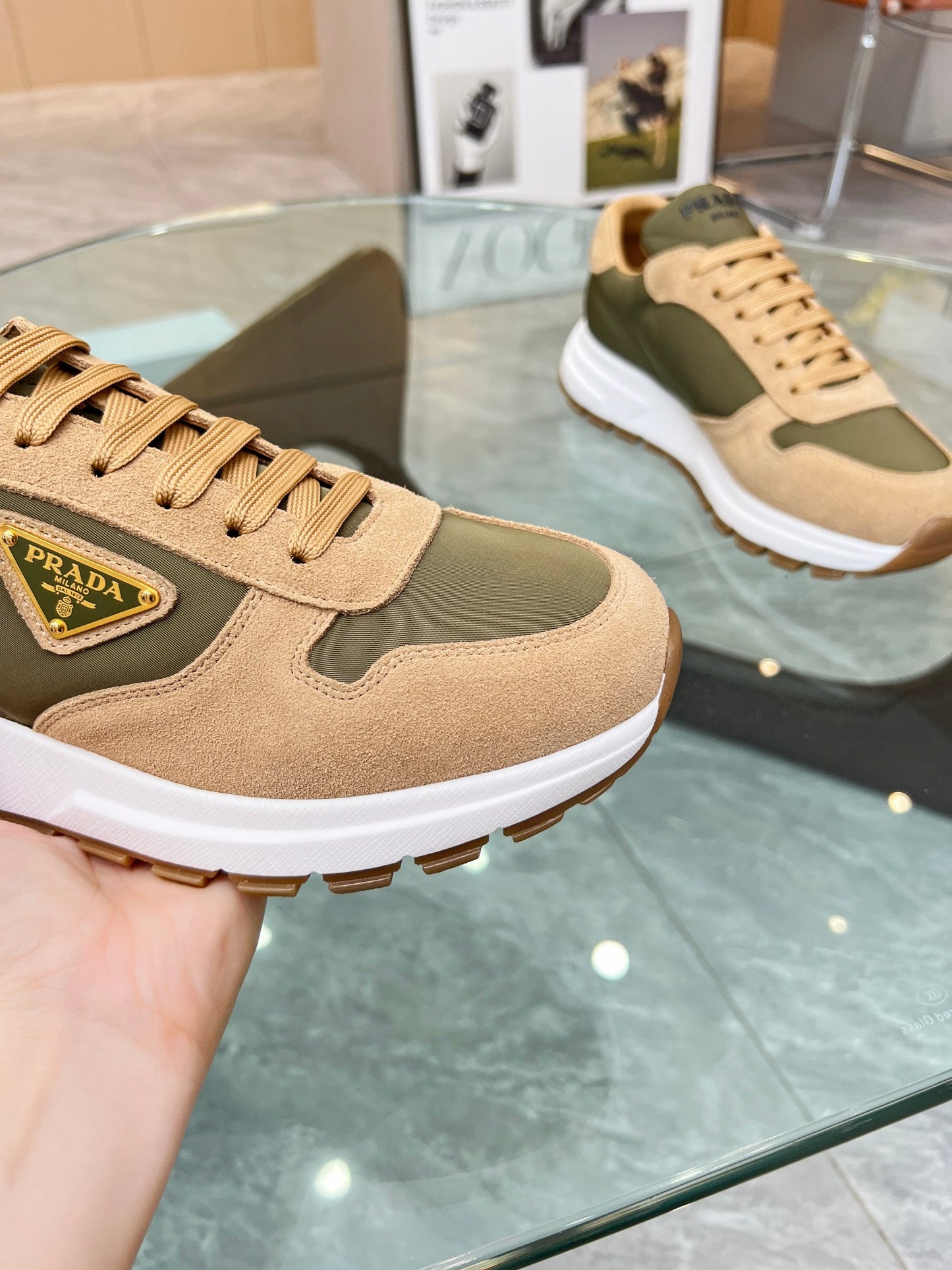 Prada 2024 Couple’s Sneaker Drop – 1:1 Replica, Waterproof & Luxe