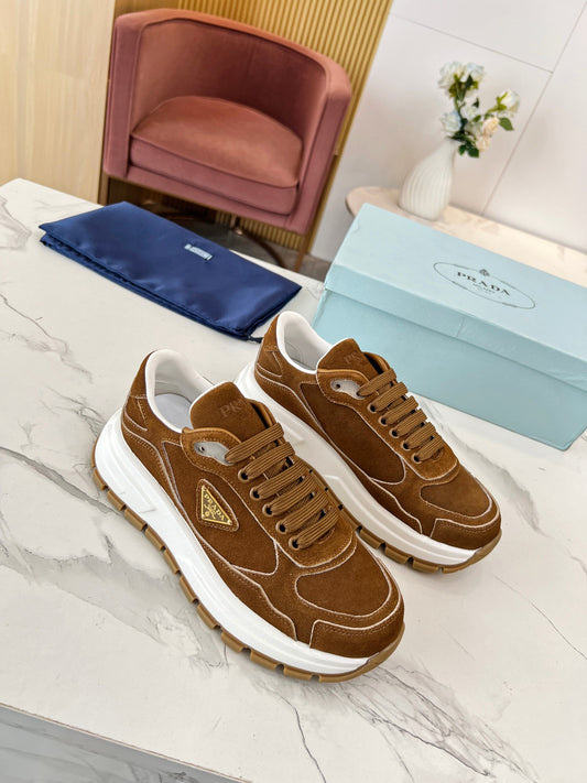 Prada 2024SS Couple’s German Trainer Sneakers – Fall/Winter New Arrival