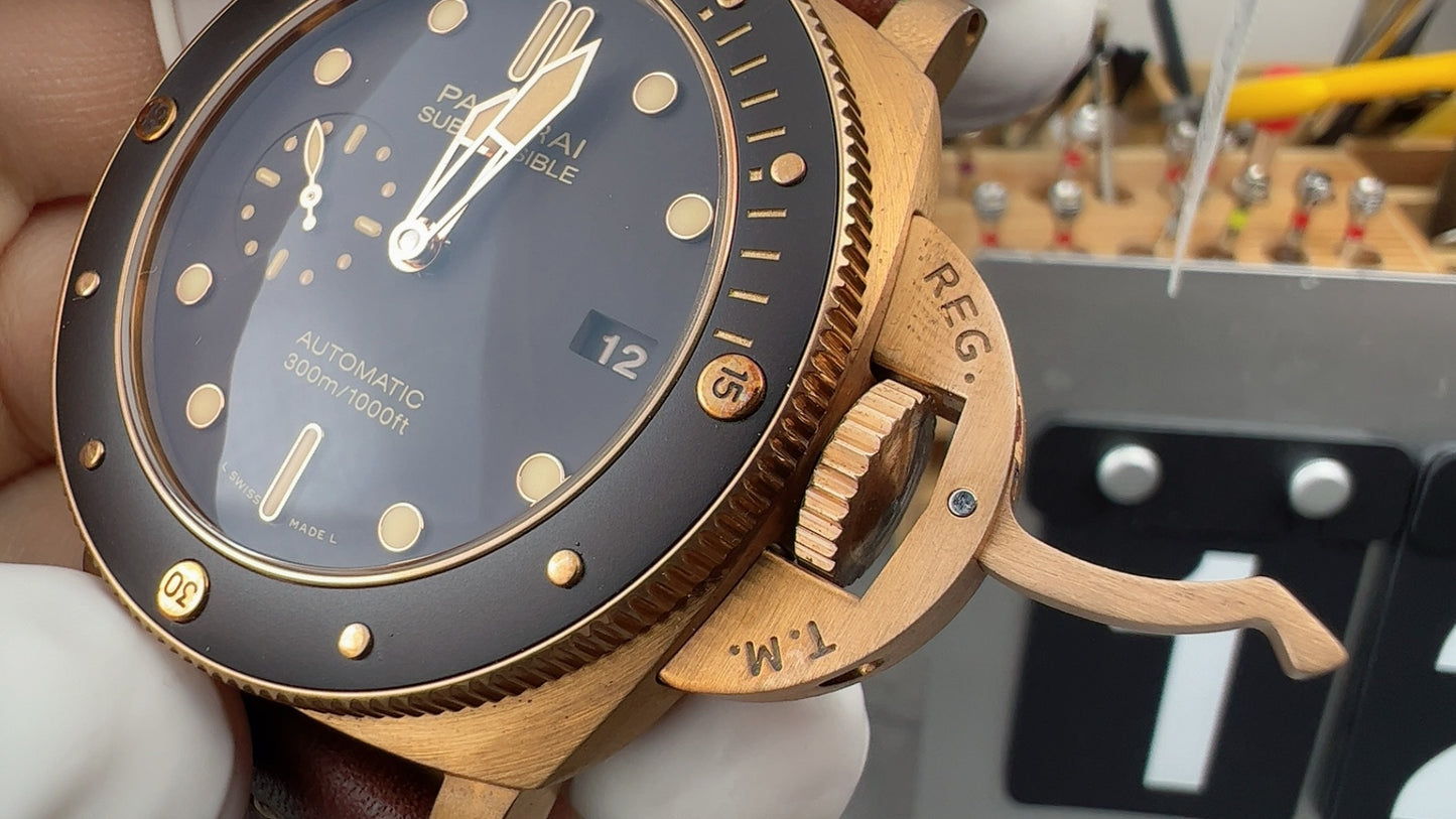 Panerai Submersible Bronzo PAM968 47mm Bronze Case