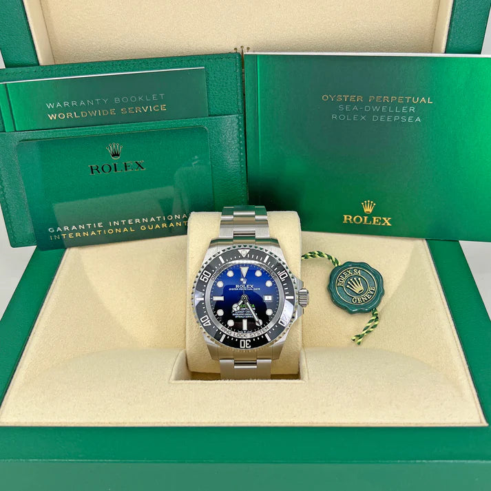 Rolex Deepsea – Blue-Green Lume 44mm Premium Replica Dive Watch