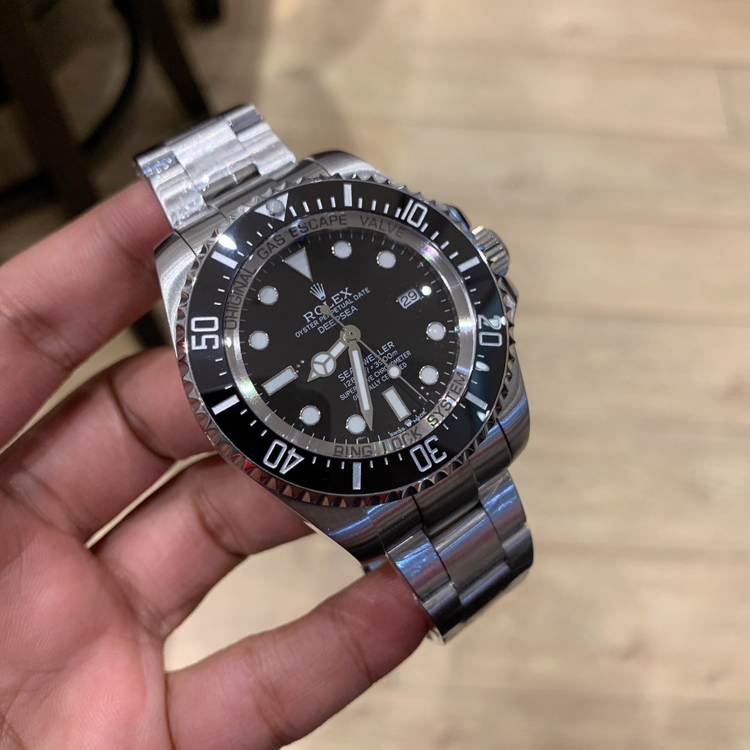 Rolex Deepsea – Blue-Green Lume 44mm Replica with Ceramic Bezel
