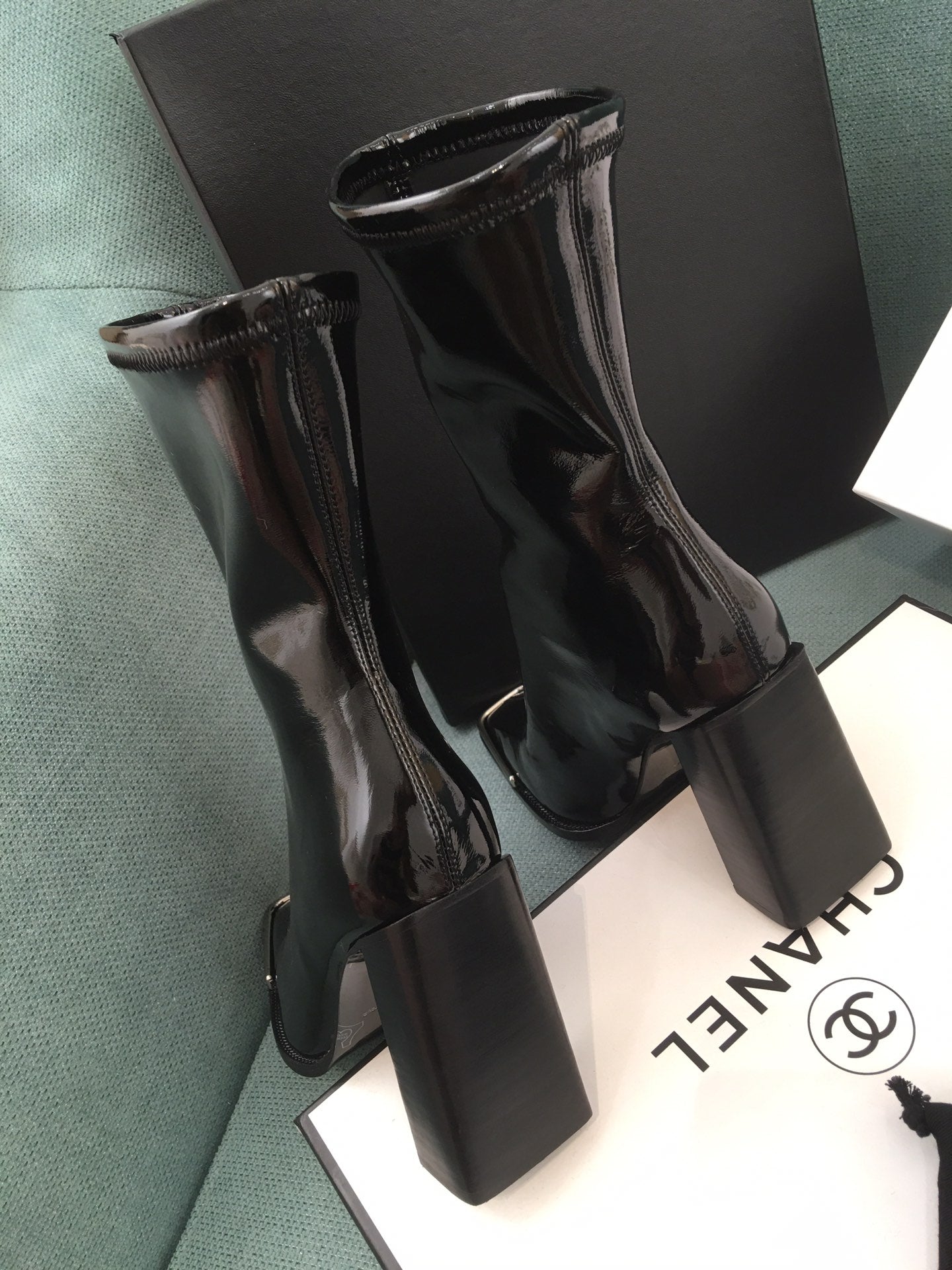 Alexander Wang AW Patent Stretch High-Heel Boots – Fall/Winter Must-Have
