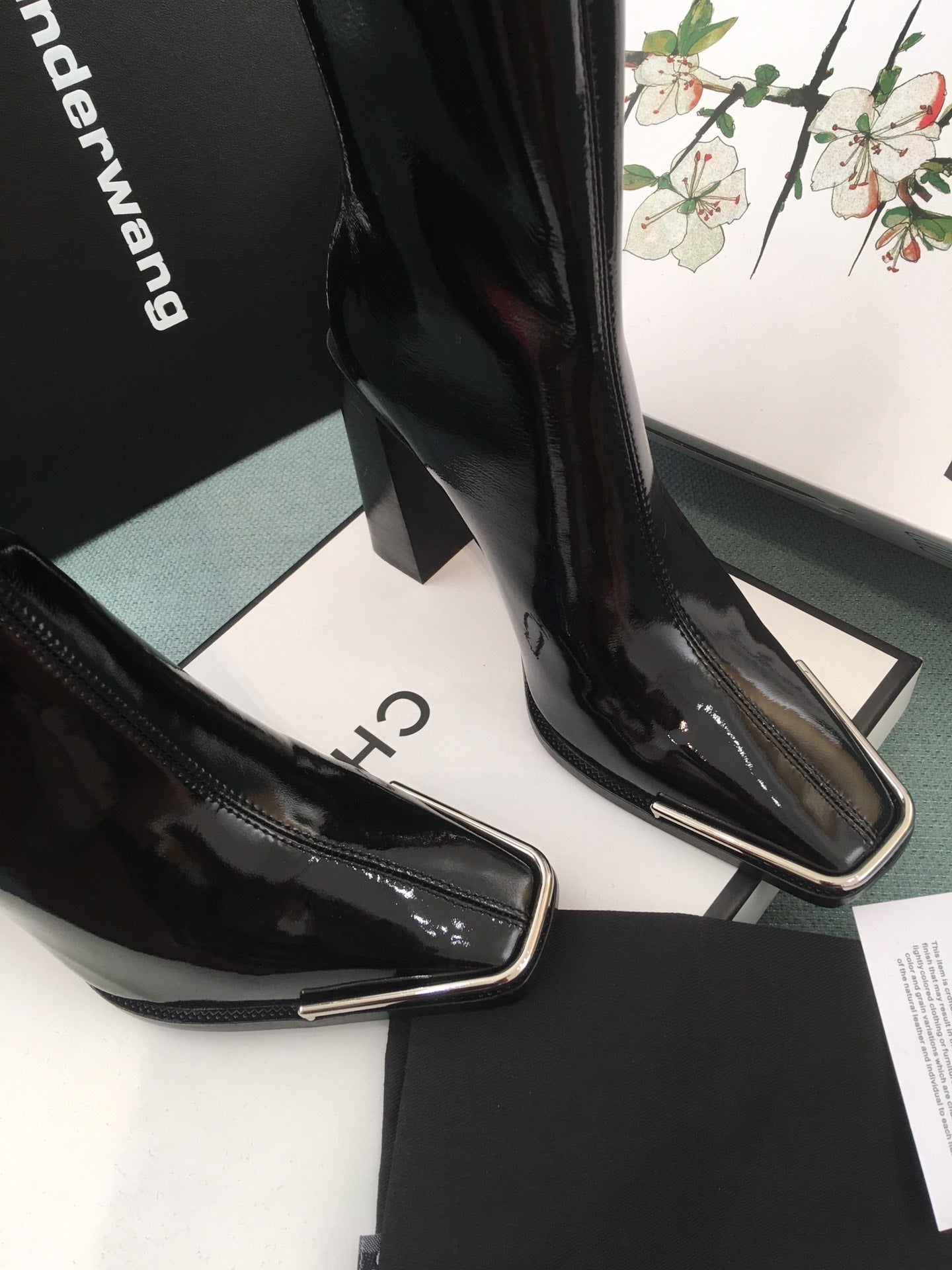 Alexander Wang AW Patent Stretch High-Heel Boots – Fall/Winter Must-Have