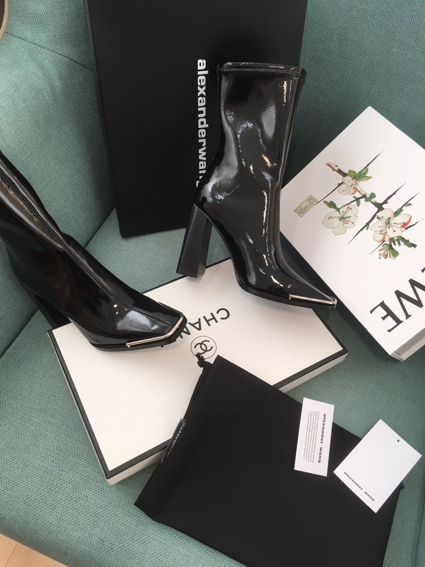 Alexander Wang AW Patent Stretch High-Heel Boots – Fall/Winter Must-Have