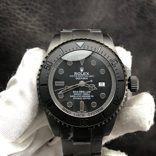 Deepsea Pro – Custom Gunmetal Matte Steel Dive Watch