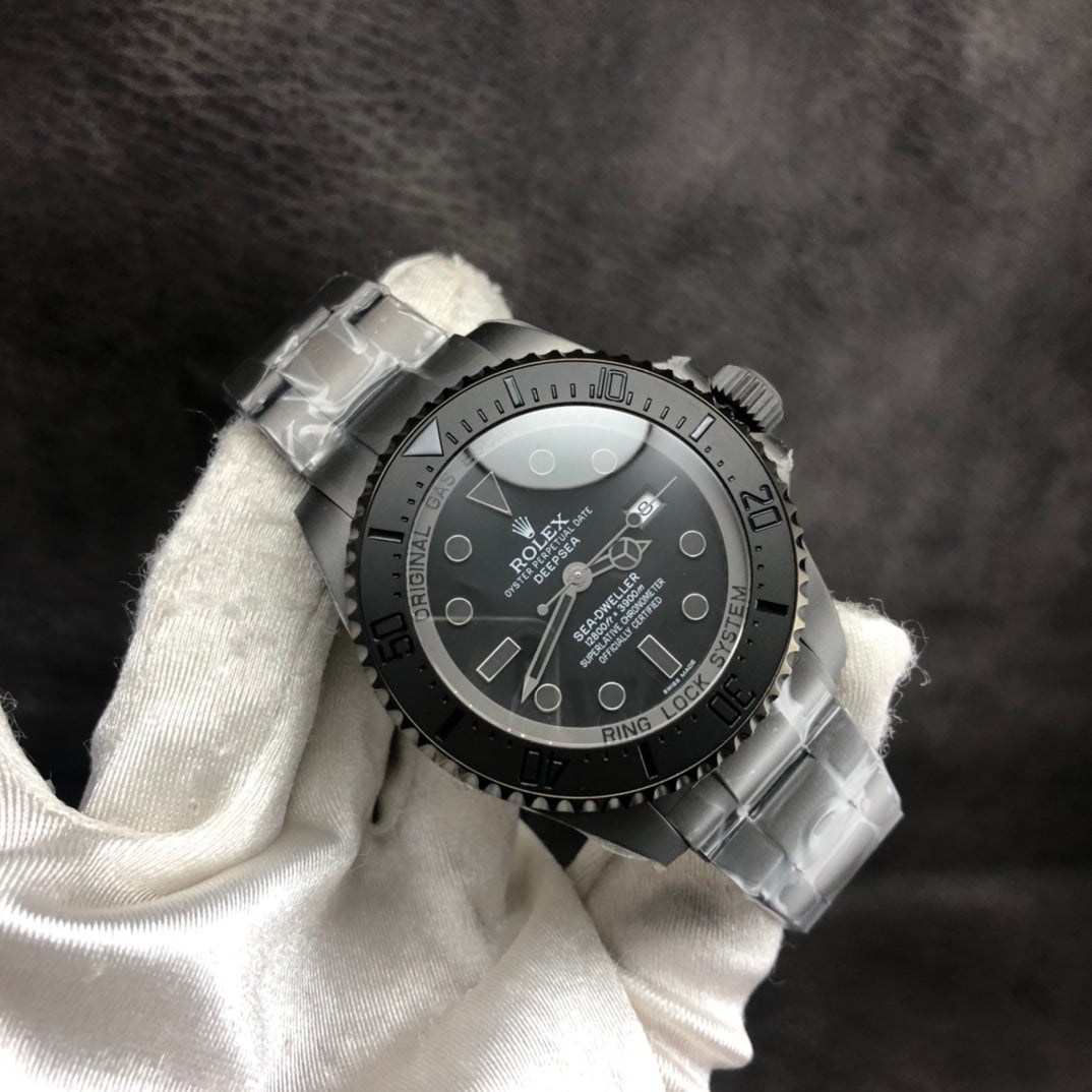 Deepsea Pro – Custom Gunmetal Matte Steel Dive Watch