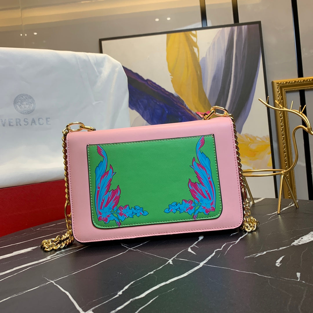 Versace 303K1 Printed Leather Handbag – 2010 Fall/Winter Edition