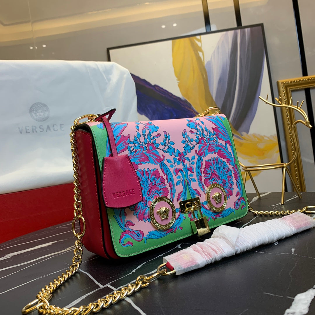Versace 303K1 Printed Leather Handbag – 2010 Fall/Winter Edition