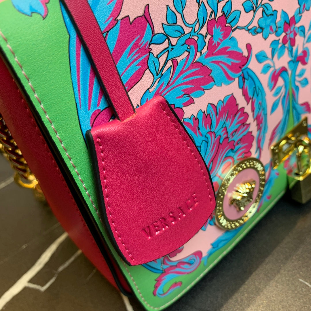 Versace 303K1 Printed Leather Handbag – 2010 Fall/Winter Edition