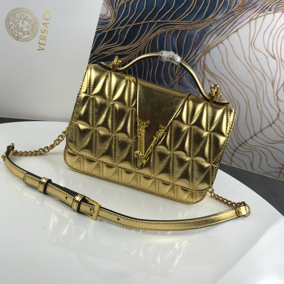 Virtus Quilted Leather Bag – Inspired by Roman Divinity