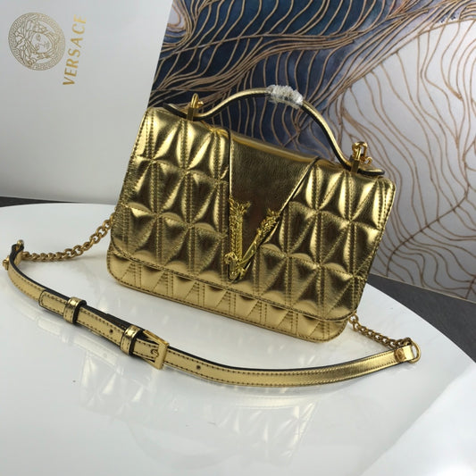 Virtus Quilted Leather Bag – Inspired by Roman Divinity