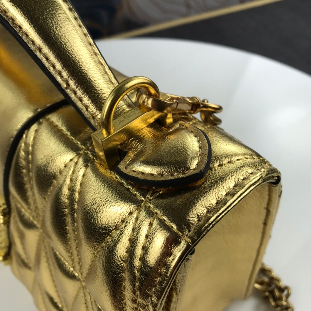 Virtus Quilted Leather Bag – Inspired by Roman Divinity