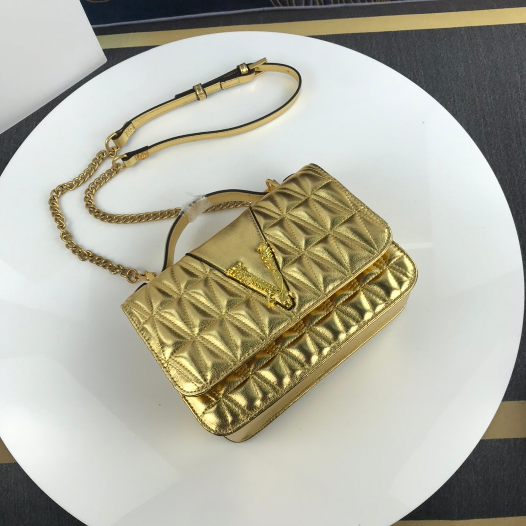 Virtus Quilted Leather Bag – Inspired by Roman Divinity