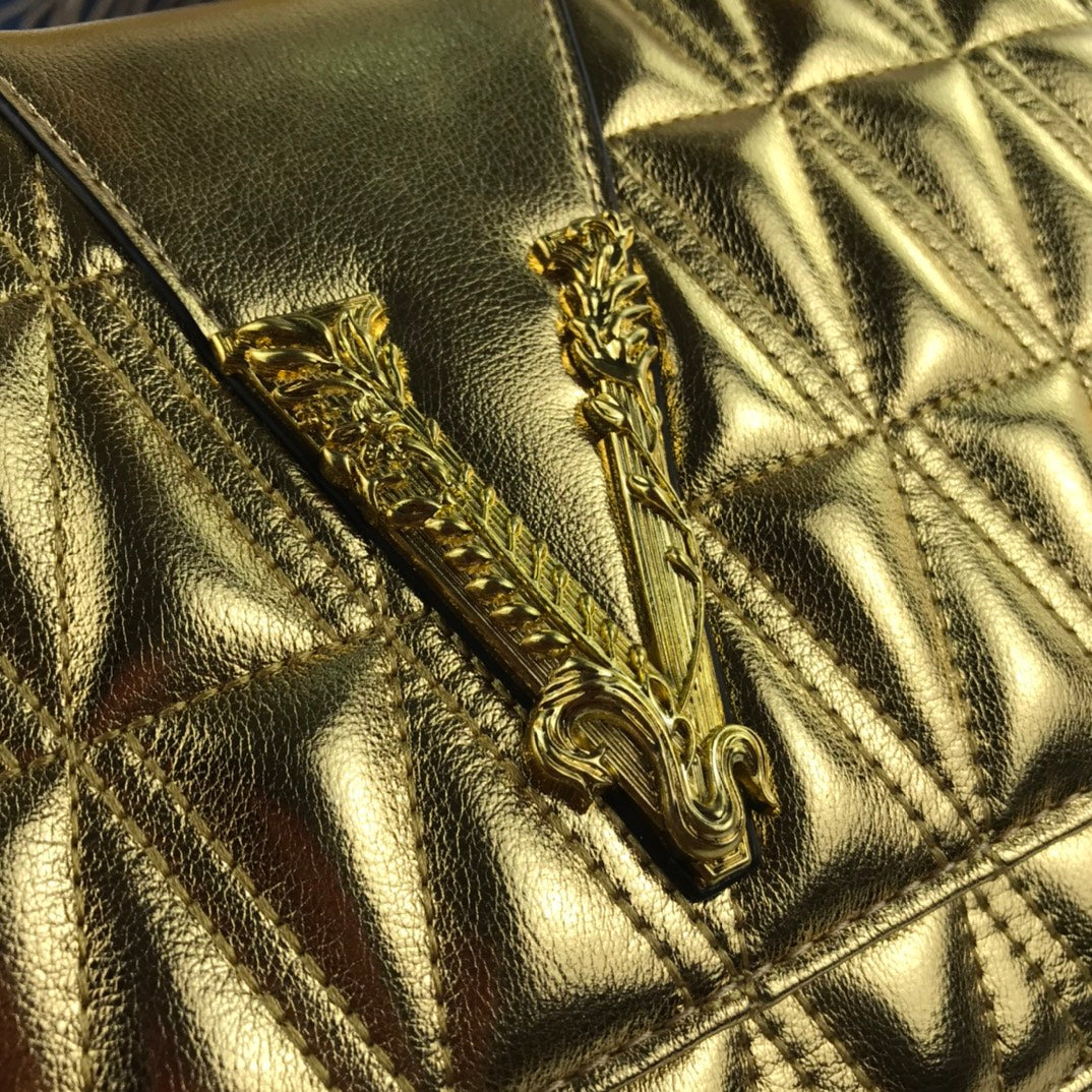 Virtus Quilted Leather Bag – Inspired by Roman Divinity