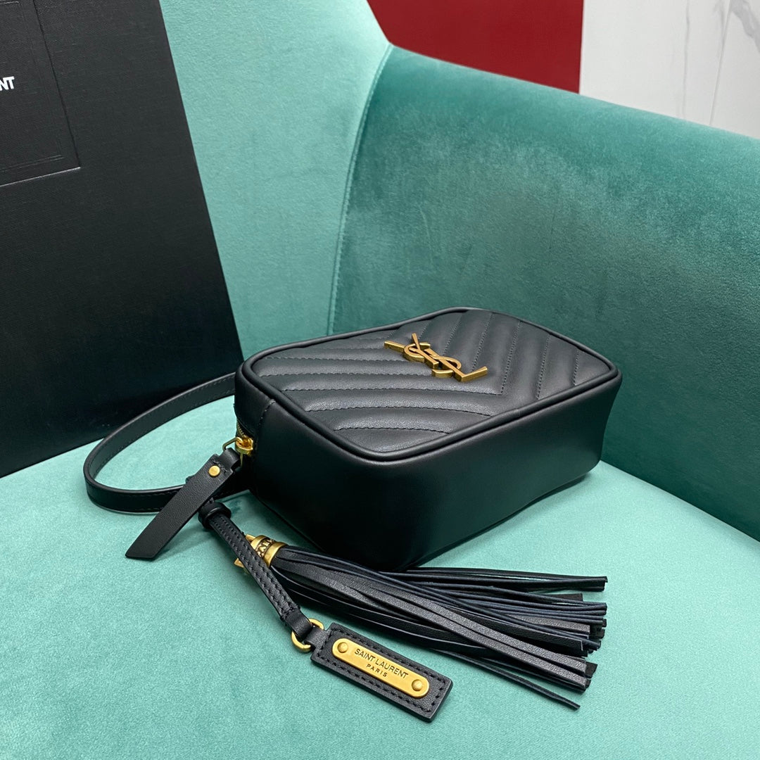 YSL LOU Mini Camera Bag – Model 534817 | Soft Leather, Everyday Elegance