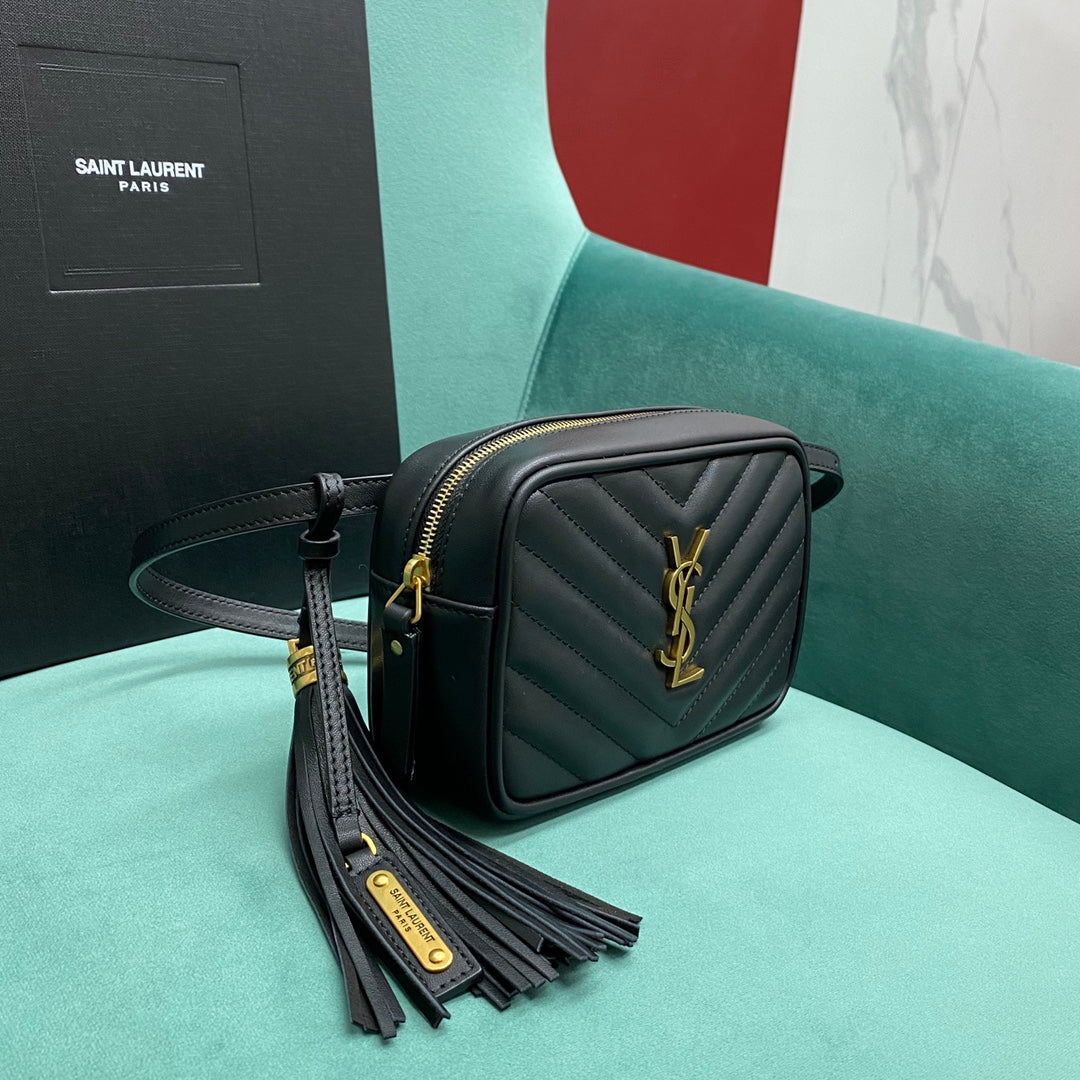YSL LOU Mini Camera Bag – Model 534817 | Soft Leather, Everyday Elegance