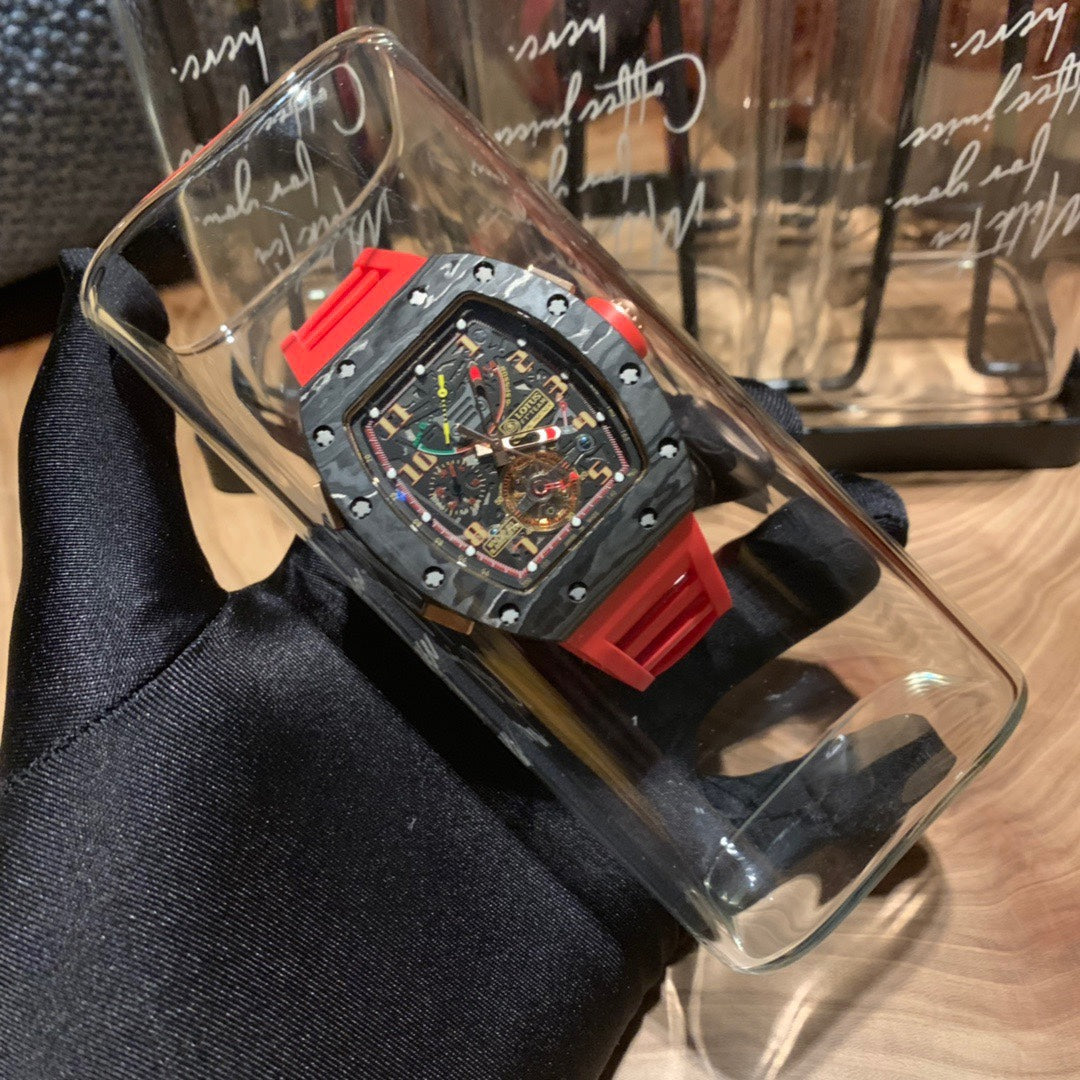 Richard Mille F1 Edition – Carbon Fiber & Jade Luminous Watch