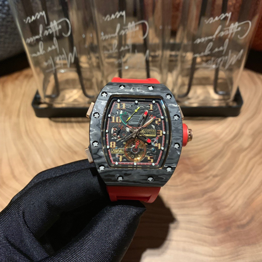 Richard Mille F1 Edition – Carbon Fiber & Jade Luminous Watch