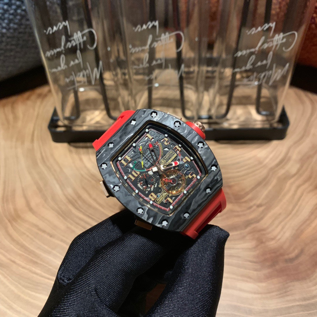 Richard Mille F1 Edition – Carbon Fiber & Jade Luminous Watch