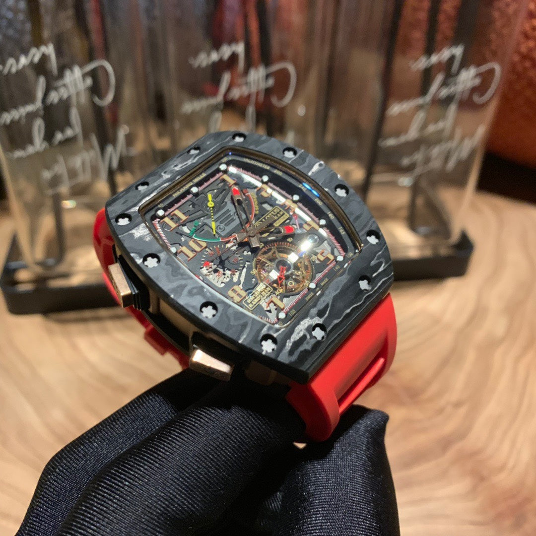 Richard Mille F1 Edition – Carbon Fiber & Jade Luminous Watch