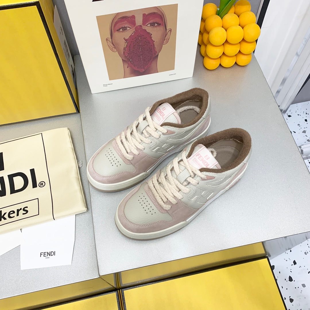 FENDI Match Couple's Retro Sport Sneakers