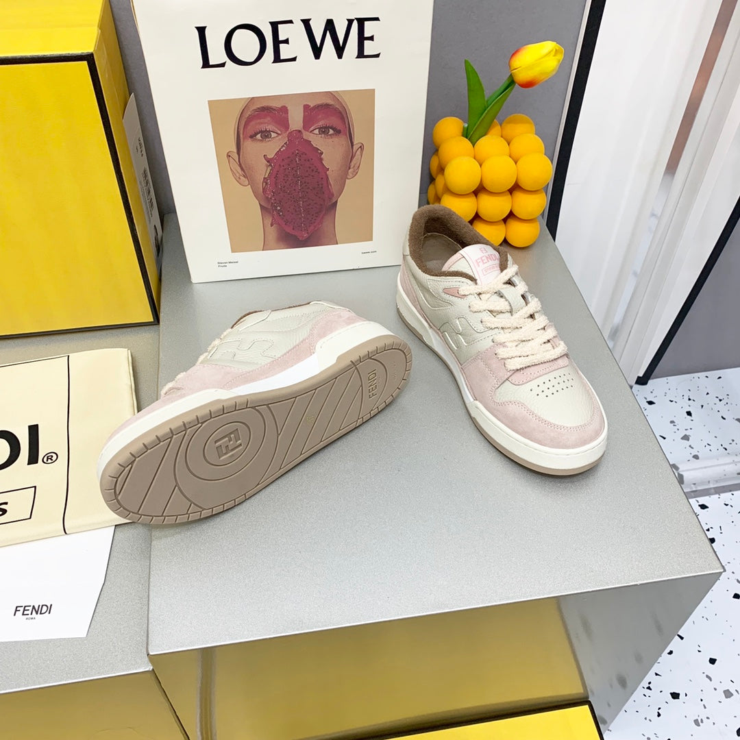 FENDI Match Couple's Retro Sport Sneakers