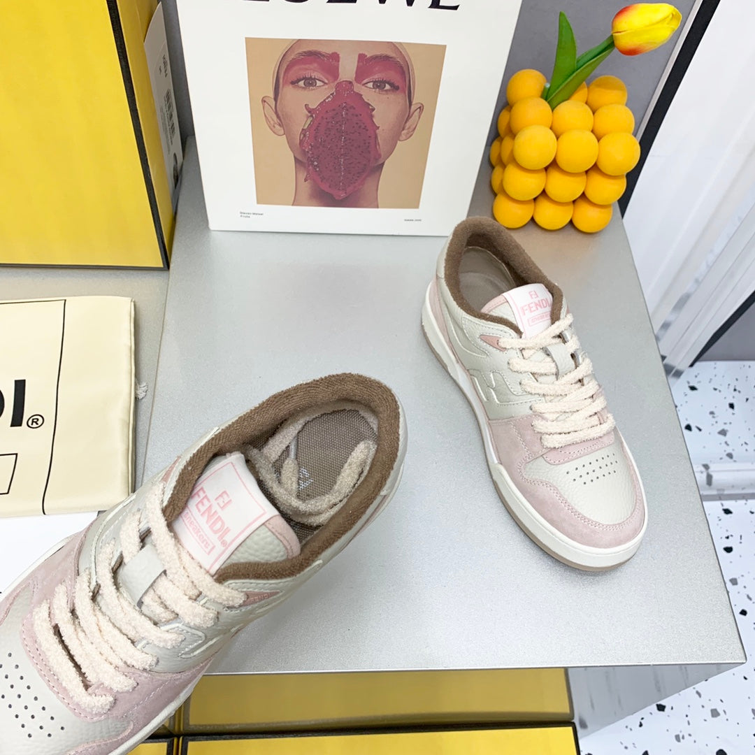 FENDI Match Couple's Retro Sport Sneakers